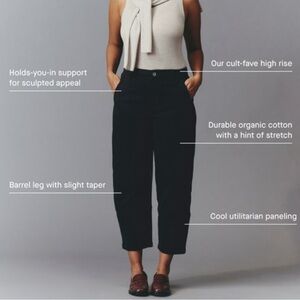Everlane Utility Barrel Pant Black EUC